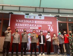 Vaksin Kemerdekaan oleh BEM se Kalimantan, Dinkes dan Polresta Samarinda, Kaltim