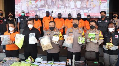 Sat Resnarkoba Samarinda Gagalkan Peredaran 25 Kg Sabu dan Ribuan Ineks yang Masuk Samarinda – Polresta Samarinda