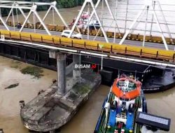 Butuh Dana Rp 1 Miliar, Perbaikan Jembatan Mahakam yang Ditabrak Ponton Dimulai Tahun 2022