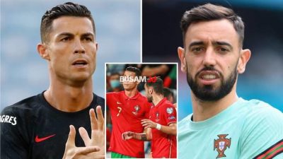 Cristiano Ronaldo Kirim Pesan Pribadi Untuk Bruno Fernandes Setelah di-Transfer ke Man United, Pesan Apa Ya?