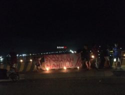 Mahasiswa Gelar Aksi Solidaritas untuk Jembatan Mahulu