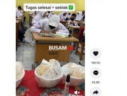 Viral Guru Kasih Seblak Untuk Siswa yang Selesai Kerjakan Tugas, Warganet Auto Mau Sekolah Lagi