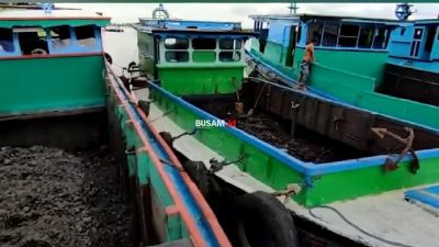 Pencurian Batubara di Muara Kembang Digagalkan TNI AL