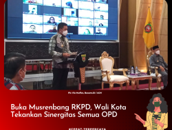 Buka Musrenbang RKPD, Wali Kota Tekankan Sinergitas Semua OPD