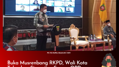 Buka Musrenbang RKPD, Wali Kota Tekankan Sinergitas Semua OPD