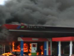 Pikep Pemicu Api Kebakaran SPBU Palaran Diduga Pengetap Bensin