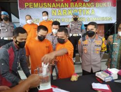 BB Sabu-sabu dan Ganja Dimusnahkan