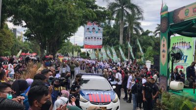 Pawai Taaruf Pembukaan MTQ Tingkat Kaltim Berlangsung Meriah