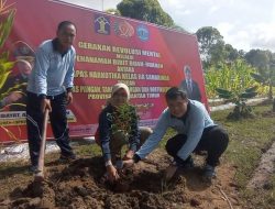 Gandeng Dinas PTPH, Lapas Narkotika Samarinda Laksanakan Penanaman Bibit Buah-buahan