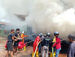 Lagi, Gudang Penyimpanan Bahan Baku PT Darma Wood Terbakar