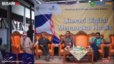 Osis SMK/SMA Se Balikpapan Ikut Literasi Digital Menangkal Hoaks