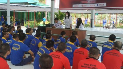 Lapas Narkotika Samarinda Gelar Penyuluhan HIV Dan Perilaku Hidup Bersih Dan Sehat