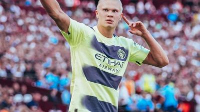 Brace Haaland, Tandai Kemenangan Perdana Mancity di EPL
