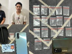 Lagi, 2 Pria Asal Kukar Diamankan Miliki 8,84 Gram Sabu