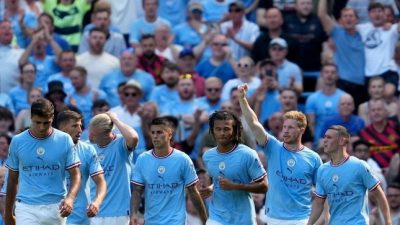 Mancity dan Arsenal Pesta Gol Atas Lawannya