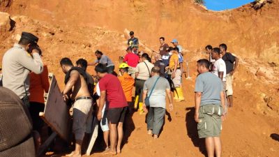 Seorang Pria Di Tarakan Meninggal Tertimbun Longsor