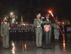 Pangdam VI/Mlw Pimpin Upacara Malam Renungan Suci