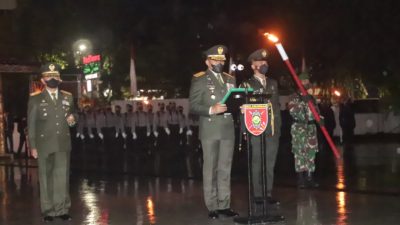 Pangdam VI/Mlw Pimpin Upacara Malam Renungan Suci