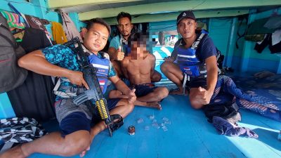 Edarkan Sabu Di Pelabuhan Anggana, Pria Ini Diamankan Ditpolairud Polda Kaltim