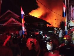 22 Bangunan Terbakar di Jalan AM Sangaji, 156 Jiwa Kehilangan Tempat Tinggal