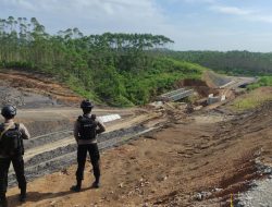 Satgas Ops Nusantara Polda Kaltim Gelar Patroli Rutin di IKN