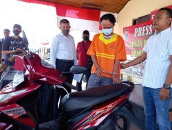 Jual Motor Curian Di Medsos, Pemuda Pengangguran Ditangkap Polisi