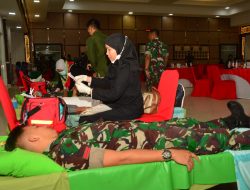 Kodam VI/Mlw Gelar Aksi Donor Darah