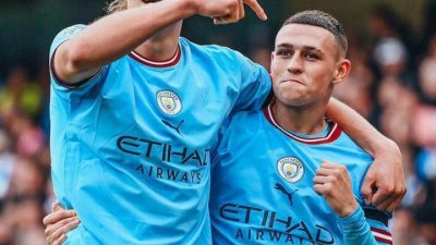 Haaland dan Foden Hattrick, Mancity Bantai MU 6-3 