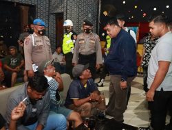 Polres Berau Razia THM Untuk Antisipasi Gangguan Kamtibmas