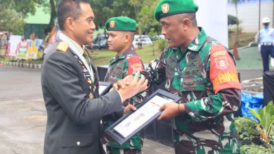 Dalam Rangka HUT TNI, Prajurit Berprestasi Dapat Hadiah Umroh