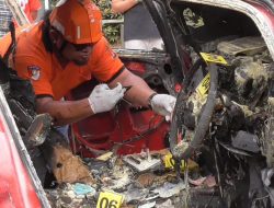 Diduga Pengetap, Polisi Temukan Mesin Pompa di Dalam Mobil Terbakar