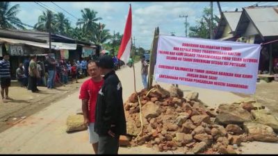Disnaketrans Kaltim Respon Soal Penutupan Jalan di Palaran