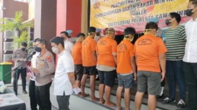 Empat Sopir dan Satu Pemilik Penimbunan Solar Bersubsidi Ditangkap Polisi