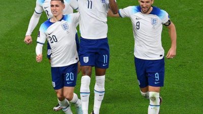 Bukayo Saka Cetak Brace, Inggris Hajar Iran 6-2