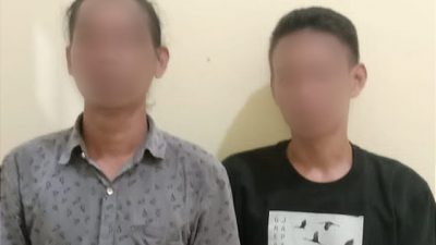 Tertangkap Tangan Bawa Sabu, Dua Pria Diamankan Polsek Sungai Pinang