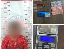 Sabu Disimpan Dalam Lemari, Pengedar Ditangkap Satresnarkoba Polres Bontang