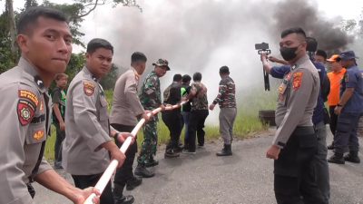 BPBD Kota Samarinda Gelar Pelatihan Fire Drill Karhutla di Sambutan