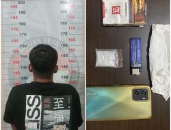 Seorang Pemuda Diringkus Satresnarkoba Polres Bontang Usai Kedapatan Bawa Sabu