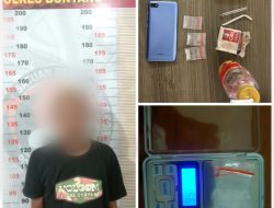 Satresnarkoba Polres Bontang Amankan Pengedar Sabu