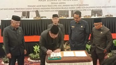 APBD Balikpapan 2023 Disahkan Rp 3,4 Triliun