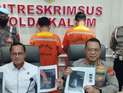 Polda Kaltim Bekuk Dua Tersangka Tambang Ilegal Di Kukar