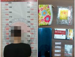 Sembunyikan Sabu Di Rumah Kontrakan, Pria 24 Tahun Diciduk
