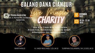 Puluhan Musisi Dan Politisi Kaltim Galang Dana Untuk Korban Gempa Cianjur