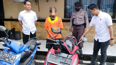 Nekat Curi Motor, Pengangguran Di Balikpapan Dibekuk