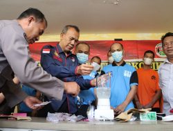 Polres Berau Musnahkan Sabu Seberat 133,77 Gram