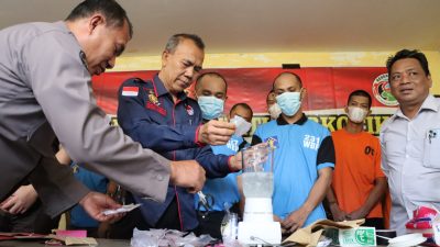 Polres Berau Musnahkan Sabu Seberat 133,77 Gram