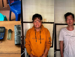 Kedapatan Bawa Narkoba, Dua Pria di Amankan di Polsek Muara Ancalong