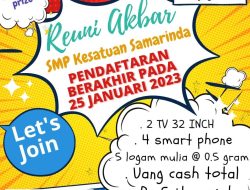 Reuni Akbar SMP Kesatuan 1, Ajang Silaturahmi Bertemakan Bekawal Sampai Tuha