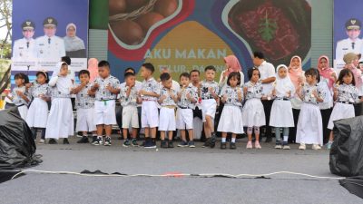 Semarakkan HUT Kaltim, DPKH Gelar Gerakan Minum Susu dan Makan Daging