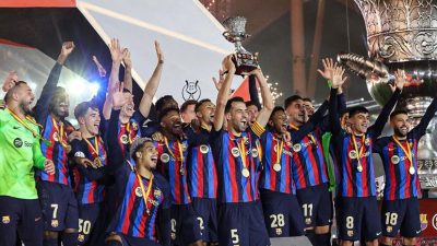 Taklukkan Madrid, Barcelona Juara Supercopa Spanyol